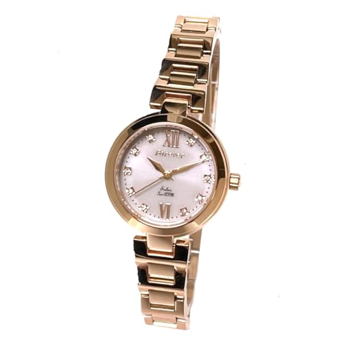 FOREVER (フォーエバー) レディース腕時計 ソーラーウォッチ１０気圧防水 日本製ソーラームーブメント搭載！ 簡易ベルト調整工具付き ニュアンスカラー FL-1201 ６モデル (ピンク/ピンク) FL-1201-3